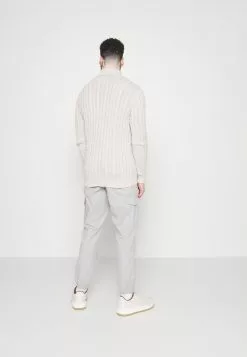 Brave Soul FINE - Pantalones Cargo - Light Grey, Hombre -Brave Soul Ventas 00ad239a0586462a96b23b7d619832c1