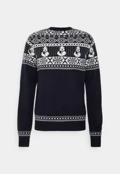 Brave Soul FROSTY - Jersey De Punto - Midnight Navy/white, Hombre -Brave Soul Ventas 00f2dcbabe1e452887a7c419cae385c7
