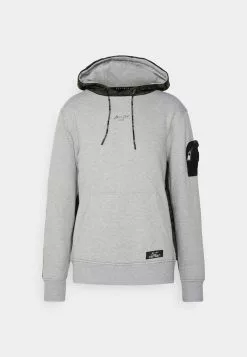 Brave Soul MEIR - Sudadera - Light Grey Marl/khaki, Hombre -Brave Soul Ventas 00fed21e8f4d4d3b9a0da90c063b31ac