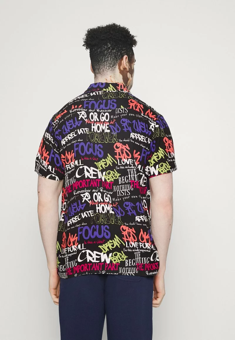 Brave Soul Camisa - Black / Multi-colour, Hombre 3 Brave Soul Camisa - Black / Multi-colour, Hombre - Imagen 3