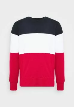 Brave Soul WHITEHALL - Sudadera - Rich Navy / Optic White / Red, Hombre -Brave Soul Ventas 01505ed60d394950b6ede198d6e566be