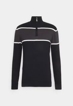 Brave Soul KREIGER - Jersey De Punto - Jet Black/vintage White/slate Grey, Hombre -Brave Soul Ventas 016c76866beb4bf8ba4df7489b783169