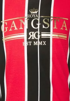 Brave Soul ROCKY - Camiseta Estampada - Black/red/white/gold, Hombre -Brave Soul Ventas 028847d85ba848ac89b809ea5ddb45dd