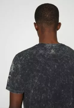 Brave Soul KYOTO - Camiseta Estampada - Jet Black/white, Hombre -Brave Soul Ventas 02d8d549128e4e119353287c83c00cd7