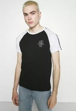 Brave Soul PHINX - Camiseta Estampada - Jet Black, Hombre -Brave Soul Ventas 04966afcba2c4fd0a68b6f5fde06080d