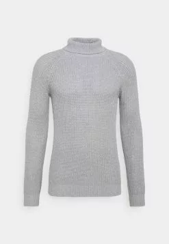Brave Soul Jersey De Punto - Light Grey Marl, Hombre -Brave Soul Ventas 04f6f46eaea14caba841f61b0df68bd0
