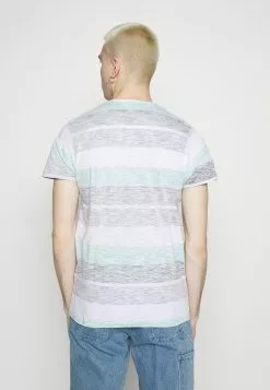 Brave Soul RANGE - Camiseta Estampada - Optic White/purple/mint/black, Hombre -Brave Soul Ventas 051048927da44a6dbebeca9250f4fe47