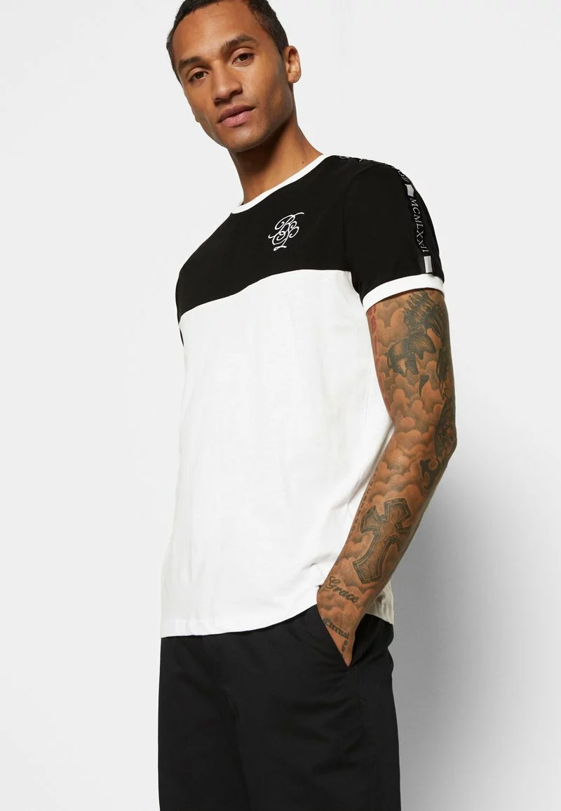 Brave Soul ROLLO - Camiseta Estampada - Jet Black/optic White, Hombre 5 Brave Soul ROLLO - Camiseta Estampada - Jet Black/optic White, Hombre - Imagen 5