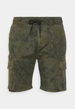 Brave Soul THUNDER - Shorts - Khaki, Hombre