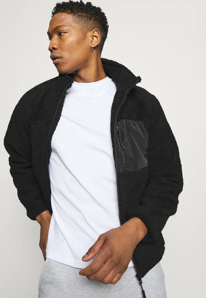 Brave Soul WESTLEY - Chaqueta Fina - Black, Hombre 4 Brave Soul WESTLEY - Chaqueta Fina - Black, Hombre - Imagen 4