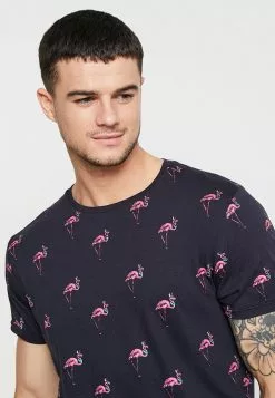 Brave Soul REGGIE - Camiseta Estampada - Navy, Hombre -Brave Soul Ventas 0695adce8814427ab9086c238fd7204c