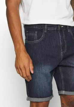 Brave Soul Shorts Vaqueros - Dark Blue Wash, Hombre -Brave Soul Ventas 06cf970088cb4781a1834a2a53cf2fa3