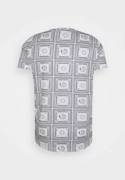 Brave Soul CERAMIC - Camiseta Estampada - Optic White/jet Black, Hombre -Brave Soul Ventas 06e86e4ad5664c64b3e0dca4e3a0954a