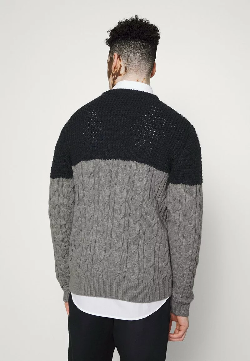 Brave Soul DORPER - Jersey De Punto - Midnight Navy/silver Grey Marl, Hombre 3 Brave Soul DORPER - Jersey De Punto - Midnight Navy/silver Grey Marl, Hombre - Imagen 3