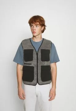 Brave Soul MADLEYBORGGR - Chaleco - Grey, Hombre