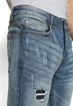 Brave Soul MJN-REYNOLDS - Vaqueros Pitillo - Light Blue Denim, Hombre -Brave Soul Ventas 09052d9dd52c49e4bfc4f7e55bcac0af