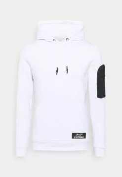Brave Soul HOUDINIB - Sudadera - Optic White / Jet Black, Hombre