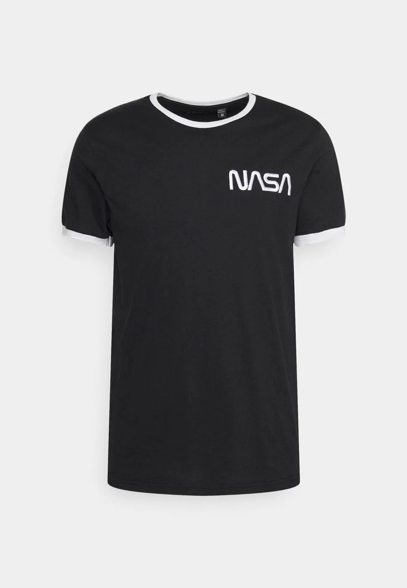 Brave Soul GLENN - Camiseta Estampada - Jet Black, Hombre 1 Brave Soul GLENN - Camiseta Estampada - Jet Black, Hombre