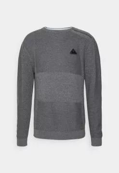 Brave Soul STAFFORD - Jersey De Punto - Dark Grey Marl/vintage White, Hombre -Brave Soul Ventas 0a21817653974507a2d70f4935cfaeb0