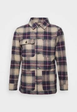 Brave Soul TECHNIQUE - Chaqueta Fina - Navy/ecru, Hombre