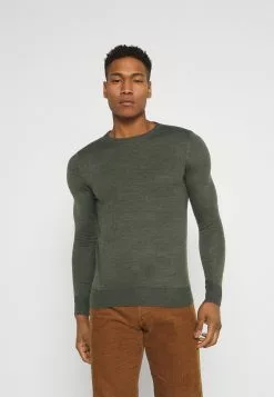 Brave Soul PARSECL - Jersey De Punto - Khaki, Hombre