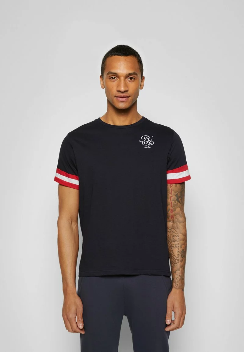 Brave Soul DRUMMOND - Camiseta Estampada - Navy/red/white, Hombre 3 Brave Soul DRUMMOND - Camiseta Estampada - Navy/red/white, Hombre - Imagen 3