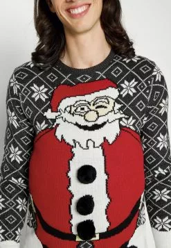 Brave Soul JOLLY - Jersey De Punto - Charcoal Marl/white, Hombre -Brave Soul Ventas 0b07d6dec1a642568b519be87791ca2f