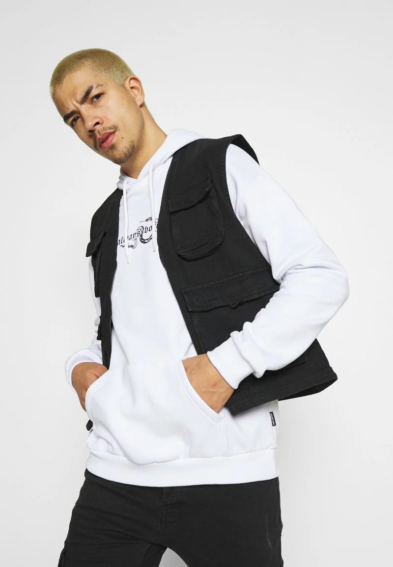 Brave Soul UTILITY - Chaleco - Black, Hombre 4 Brave Soul UTILITY - Chaleco - Black, Hombre - Imagen 4