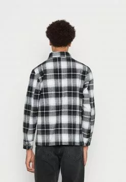 Brave Soul TECHNIQUE - Chaqueta Fina - Black/white Check, Hombre -Brave Soul Ventas 0c7f2201eea343bf8c57b8073aeb45a2