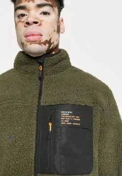 Brave Soul LITHIUM - Forro Polar - Khaki, Hombre -Brave Soul Ventas 0e43ae80bace4184a83e31b6687cad60