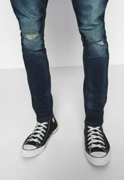 Brave Soul CAMERON - Vaqueros Slim Fit - Dark Blue Wash, Hombre -Brave Soul Ventas 0e43bfb581fc46119357873caf51c792