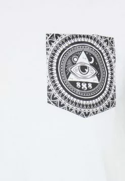 Brave Soul LIMON - Camiseta Estampada - White/black, Hombre -Brave Soul Ventas 0e829dc2ec344b83884aedba60b2c21e