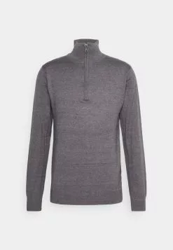 Brave Soul FROST - Jersey De Punto - Dark Grey Marl, Hombre -Brave Soul Ventas 0f45739cc81d4954bab3f340d5c45633