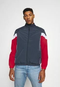 Brave Soul JESSE - Chaqueta Fina - Navy/red/white, Hombre