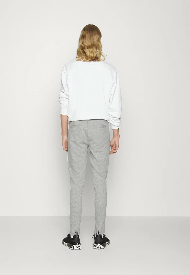 Brave Soul Pantalones Deportivos - Light Grey Marl/optic White, Hombre 3 Brave Soul Pantalones Deportivos - Light Grey Marl/optic White, Hombre - Imagen 3