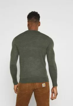 Brave Soul PARSECL - Jersey De Punto - Khaki, Hombre -Brave Soul Ventas 1151c9c224c943178c8dcc7f84060ab5