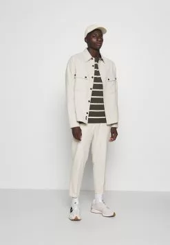 Brave Soul 3 Pack - Camiseta Estampada - True Khaki/navy/burgundy, Hombre