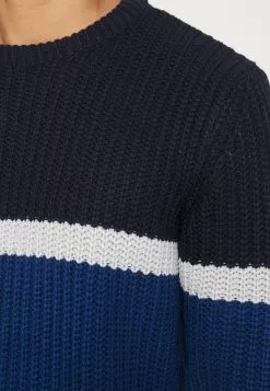 Brave Soul DILLINJA - Jersey De Punto - Midnight Navy/ecru Marl/steel Blue, Hombre -Brave Soul Ventas 1240807c55fc46c1adceaf33e13b5e2b