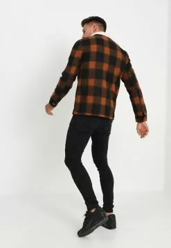 Brave Soul AUGUSTUS - Chaqueta Fina - Brown/orange, Hombre -Brave Soul Ventas 12b39e9f827645ff9526f21f74c52ba5