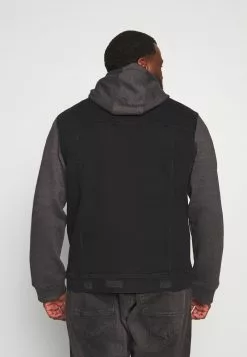 Brave Soul Chaqueta Vaquera - Black Denim/dark Grey, Hombre -Brave Soul Ventas 1361ba4972714e55b5e2b6c3a371d9b3