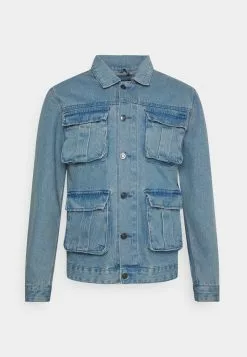 Brave Soul SEDONA - Chaqueta Vaquera - Light Blue Denim, Hombre