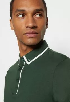 Brave Soul VIRGILC - Polo - Bottle Green/optic White, Hombre -Brave Soul Ventas 151134efccfd4186b4f6677af48c8308