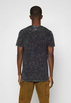 Brave Soul KYOTO - Camiseta Estampada - Jet Black/white, Hombre -Brave Soul Ventas 1558dd2ccd1a4305a9aa6638db1c9569