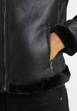 Brave Soul BLACKOUT - Chaqueta De Cuero Sintético - Black, Hombre -Brave Soul Ventas 155f28d85b6348bbb3fb35151da56436