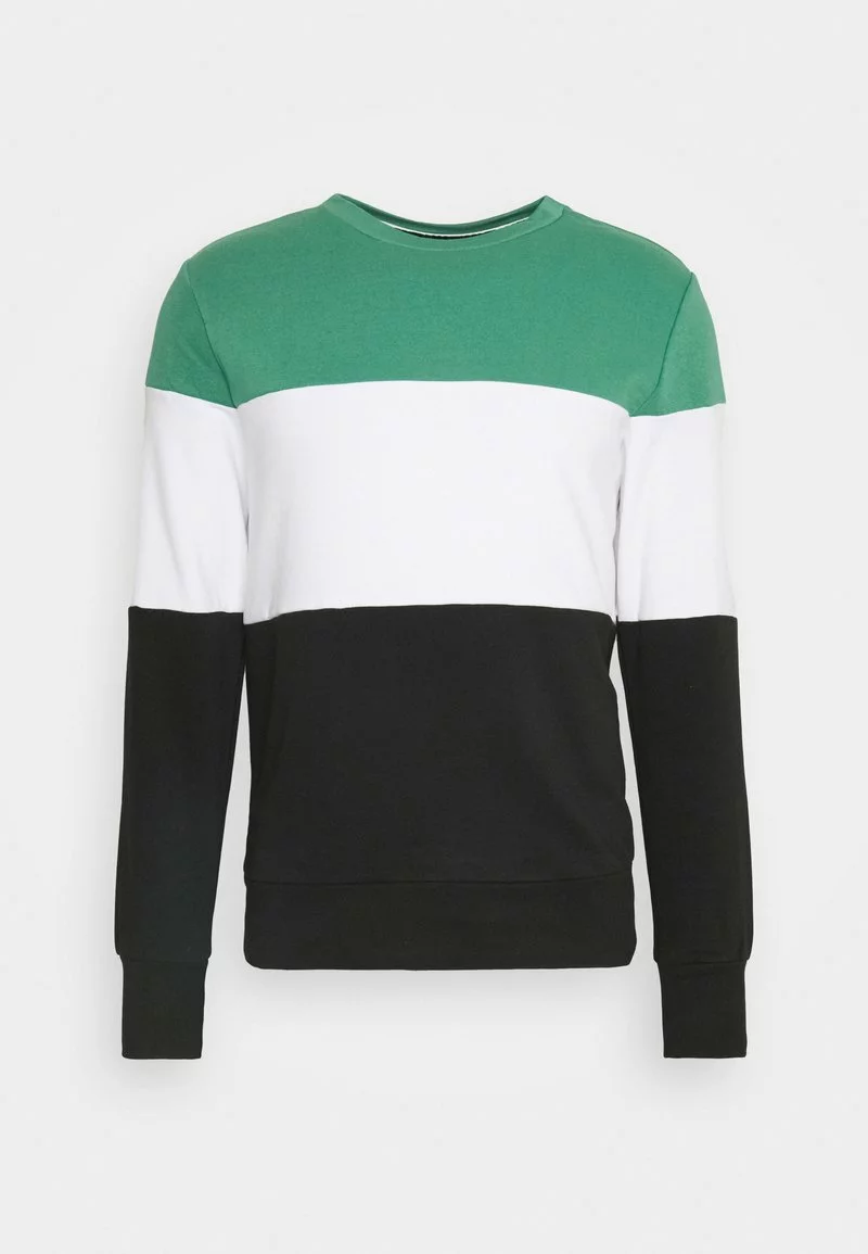 Brave Soul WHITEHALL - Sudadera - Jade Green/optic White/jet Black, Hombre 4 Brave Soul WHITEHALL - Sudadera - Jade Green/optic White/jet Black, Hombre - Imagen 4