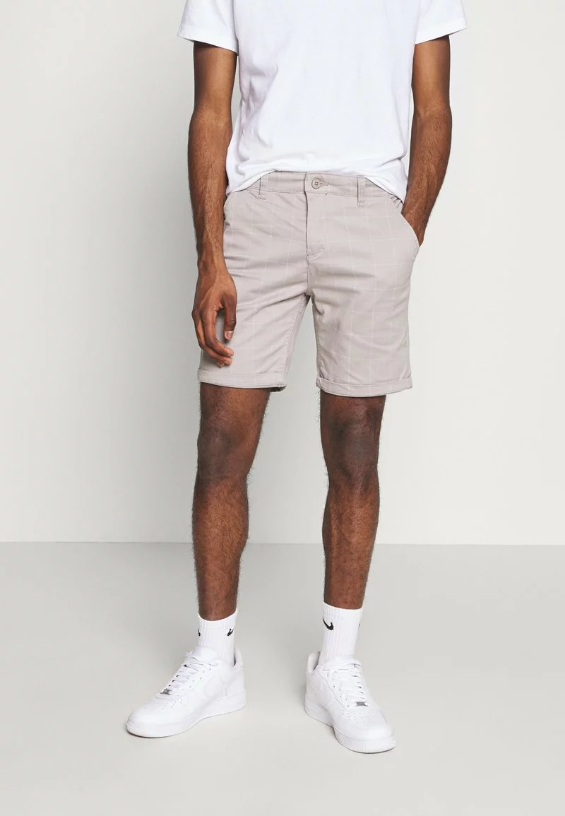 Brave Soul JAMES - Shorts - Light Grey, Hombre 1 Brave Soul JAMES - Shorts - Light Grey, Hombre