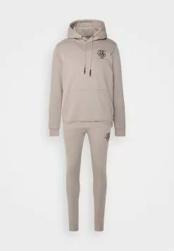 Brave Soul ALPBACHJ SET - Sudadera - Stone/jet Black, Hombre