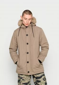 Brave Soul CHEETAHS - Chaqueta De Invierno - Stone, Hombre