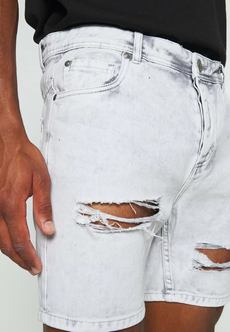 Brave Soul CANNESGREY - Shorts Vaqueros - Grey, Hombre 4 Brave Soul CANNESGREY - Shorts Vaqueros - Grey, Hombre - Imagen 4