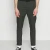Brave Soul BARTON - Pantalones Cargo - Dark Grey, Hombre